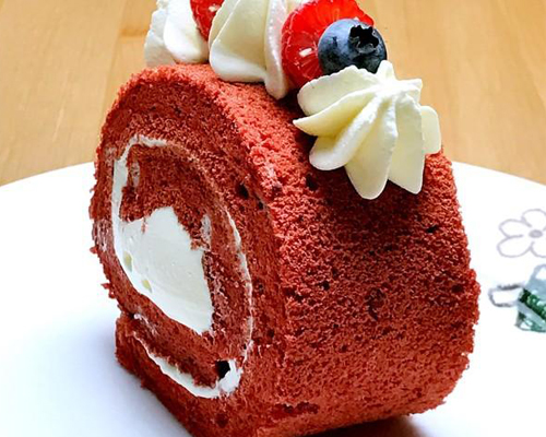 红丝绒蛋糕卷(图4)