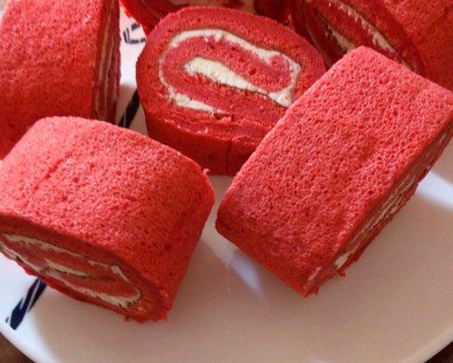 红丝绒蛋糕卷(图2)